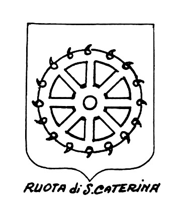 Bild des heraldischen Begriffs: Ruota di S.Caterina